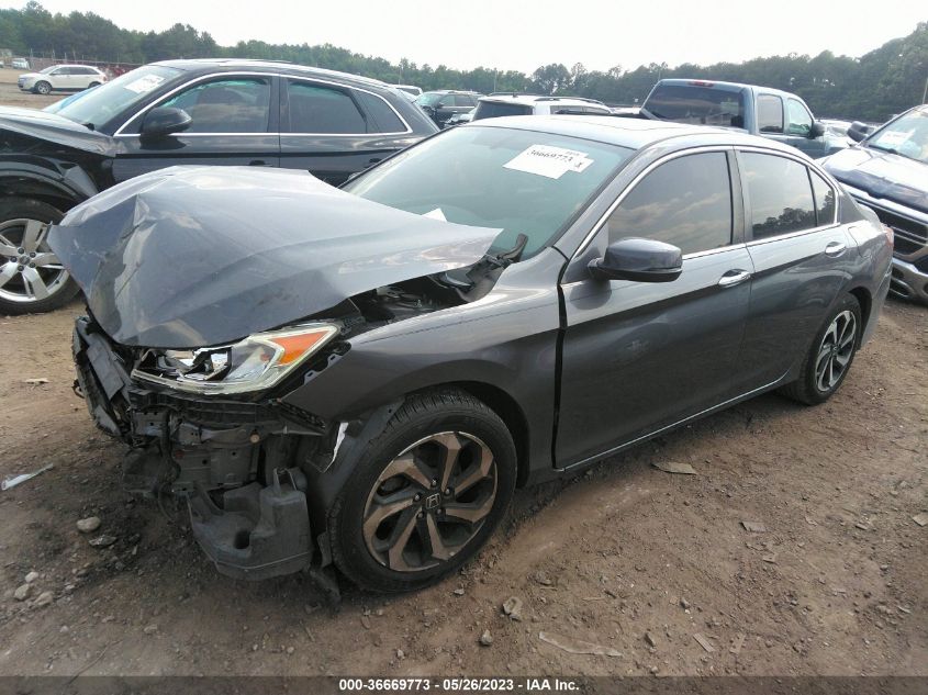 2016 HONDA ACCORD SEDAN EX-L - 1HGCR2F80GA219980