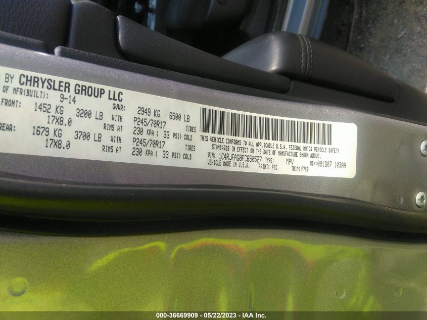 2015 JEEP GRAND CHEROKEE LAREDO - 1C4RJFAG8FC650527