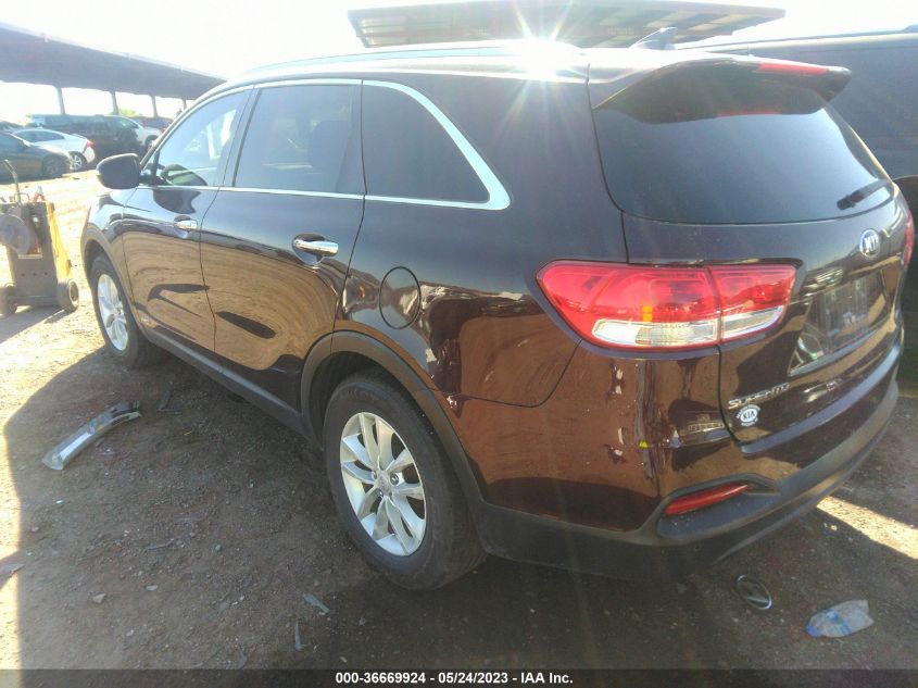 2016 KIA SORENTO LX - 5XYPGDA30GG051870