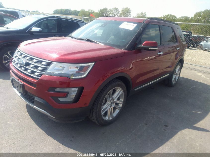 2016 FORD EXPLORER LIMITED - 1FM5K8F89GGC43069