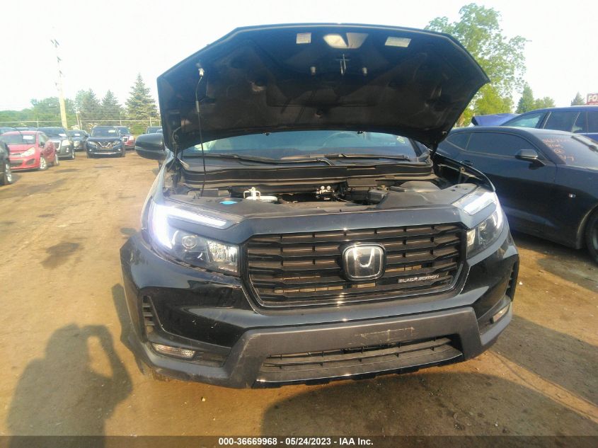 2022 HONDA RIDGELINE BLACK EDITION - 5FPYK3F81NB011102