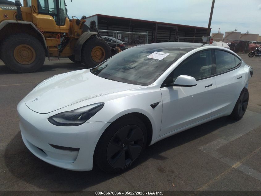 2021 TESLA MODEL 3 STANDARD RANGE PLUS - 5YJ3E1EA8MF977464