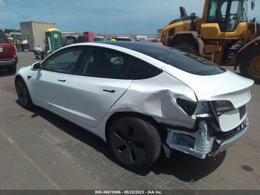 2021 TESLA MODEL 3 STANDARD RANGE PLUS - 5YJ3E1EA8MF977464