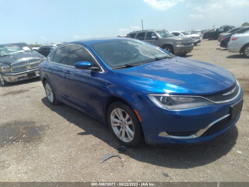 2016 CHRYSLER 200 LIMITED - 1C3CCCAB2GN133253