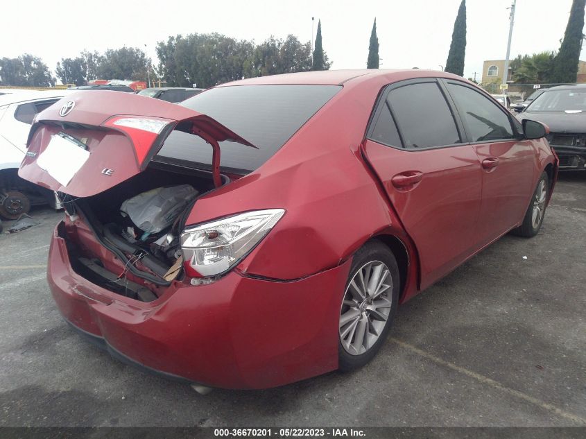 2015 TOYOTA COROLLA L/LE/S/S PLUS/LE PLUS - 5YFBURHE7FP253509