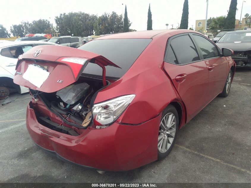 2015 TOYOTA COROLLA L/LE/S/S PLUS/LE PLUS - 5YFBURHE7FP253509