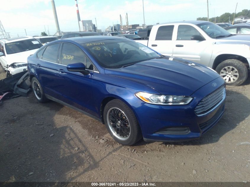 2013 FORD FUSION S - 3FA6P0G75DR266618