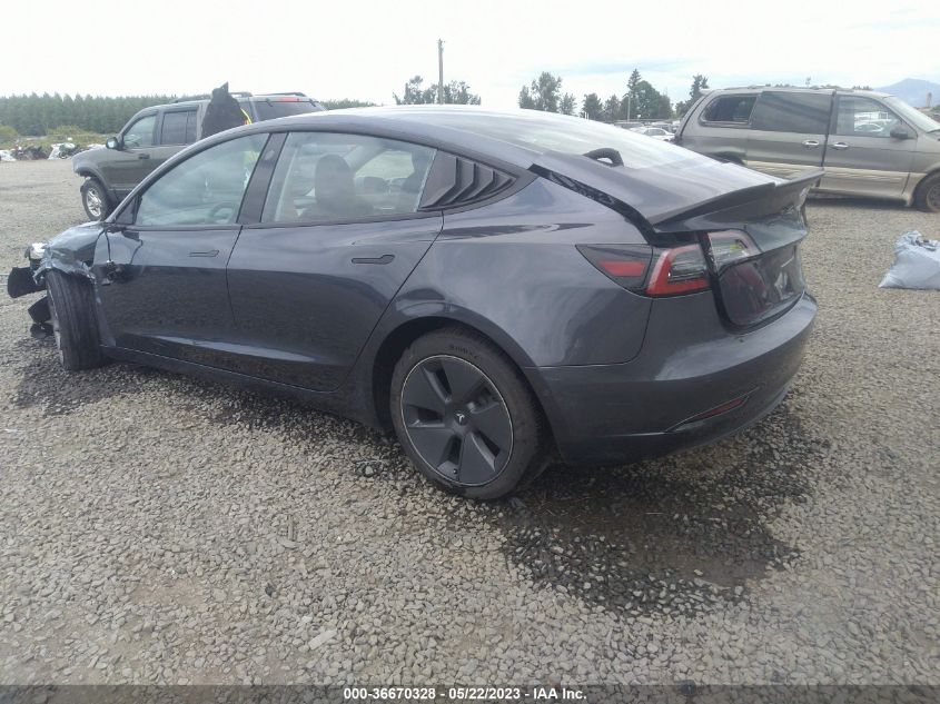 2022 TESLA MODEL 3 LONG RANGE - 5YJ3E1EB0NF245985