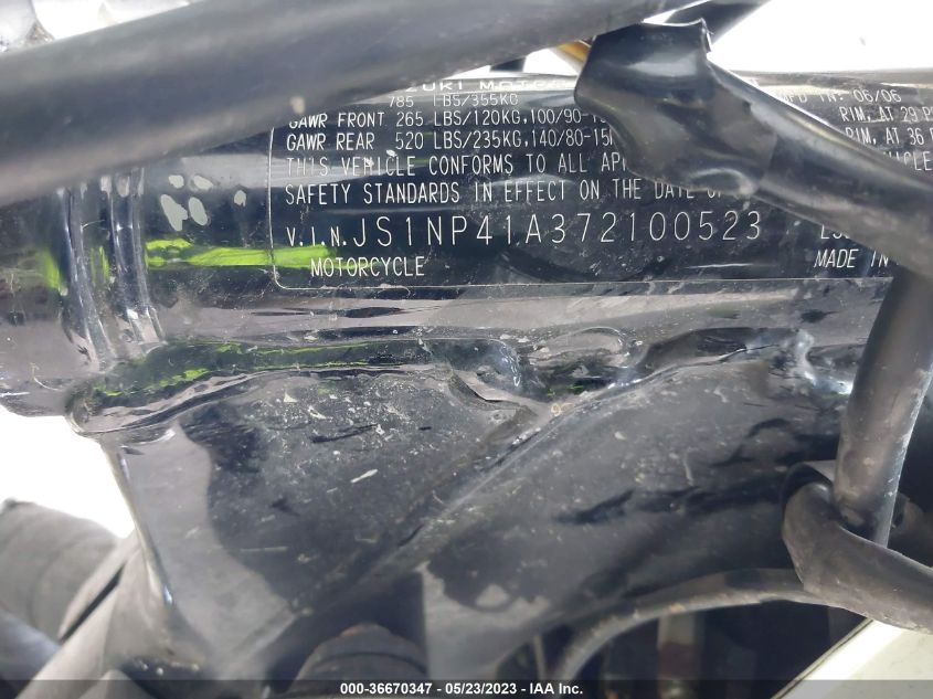 2007 SUZUKI LS650 JS1NP41A372100523