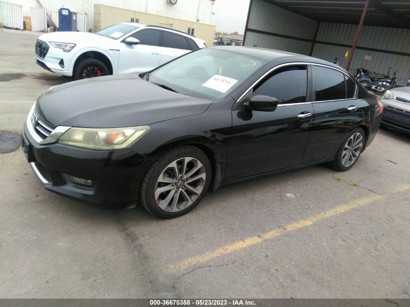 2015 HONDA ACCORD SEDAN SPORT - 1HGCR2F54FA020192