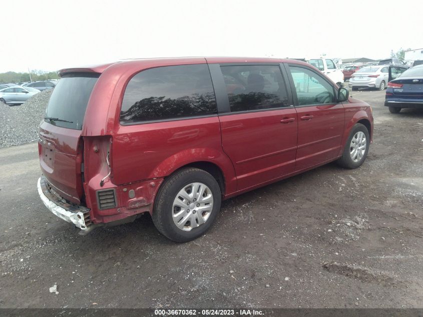 2014 DODGE GRAND CARAVAN SE - 2C4RDGBG4ER316349