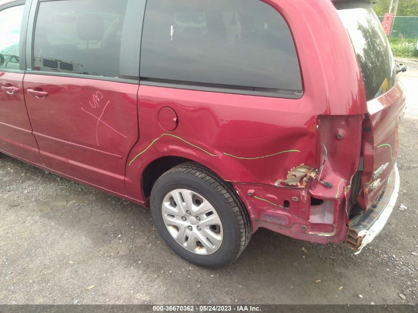 2014 DODGE GRAND CARAVAN SE - 2C4RDGBG4ER316349