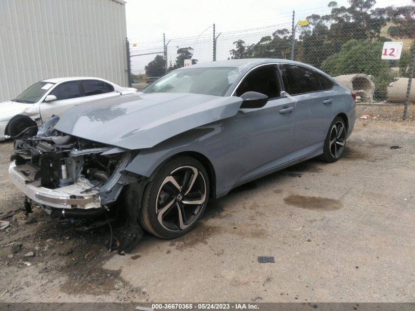 2022 HONDA ACCORD SEDAN SPORT - 1HGCV1F39NA099572