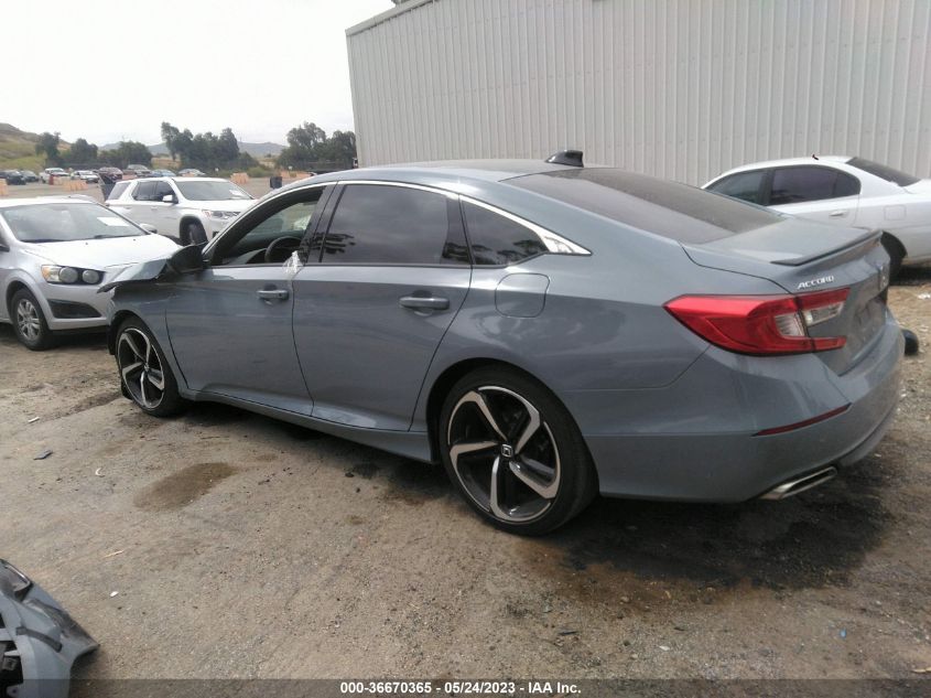 2022 HONDA ACCORD SEDAN SPORT - 1HGCV1F39NA099572