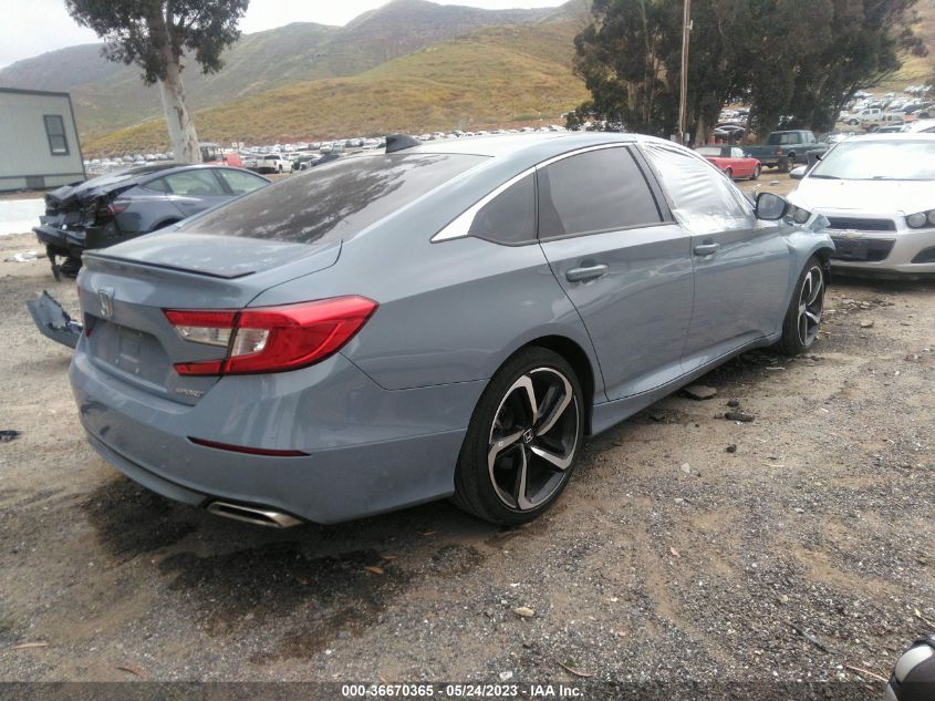 2022 HONDA ACCORD SEDAN SPORT - 1HGCV1F39NA099572