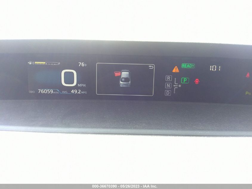 2016 TOYOTA PRIUS FOUR - JTDKARFUXG3527167