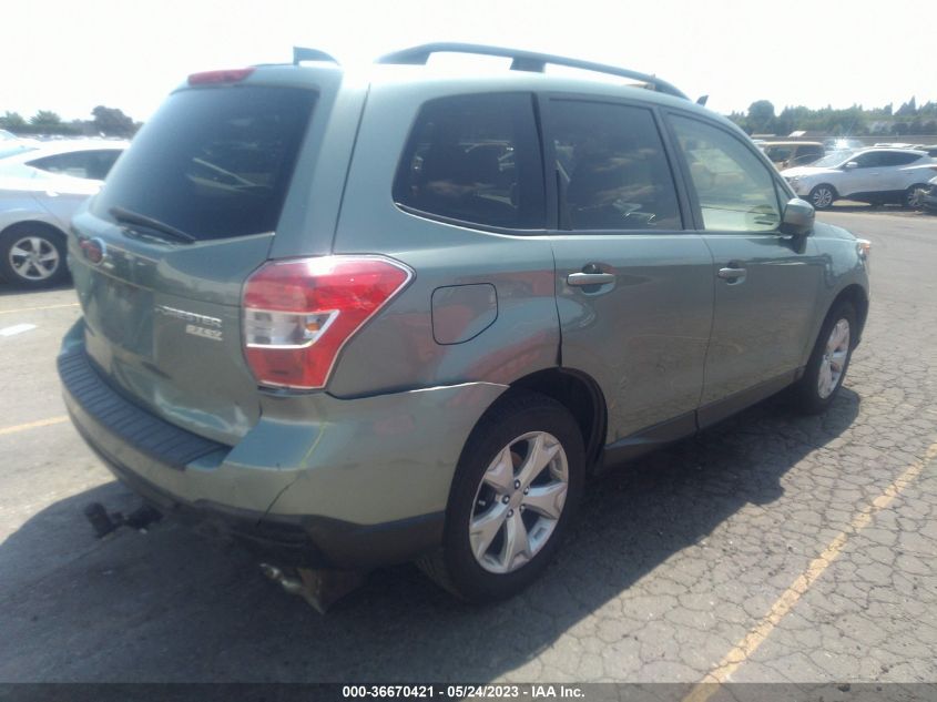 2016 SUBARU FORESTER 2.5I PREMIUM - JF2SJADC1GH567380