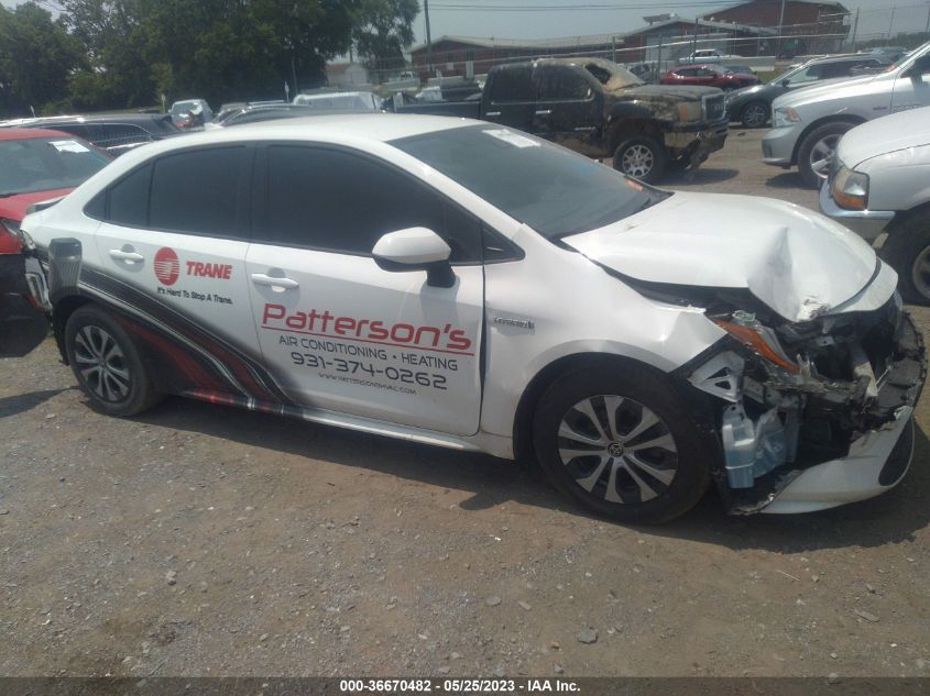 2021 TOYOTA COROLLA HYBRID LE - JTDEAMDE0MJ020703