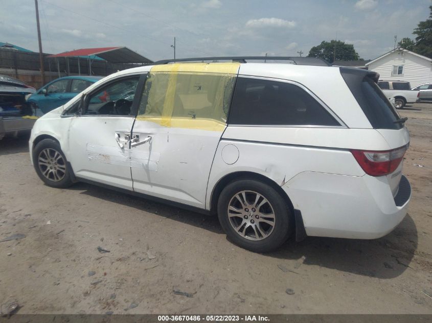 2013 HONDA ODYSSEY EX-L - 5FNRL5H65DB048170