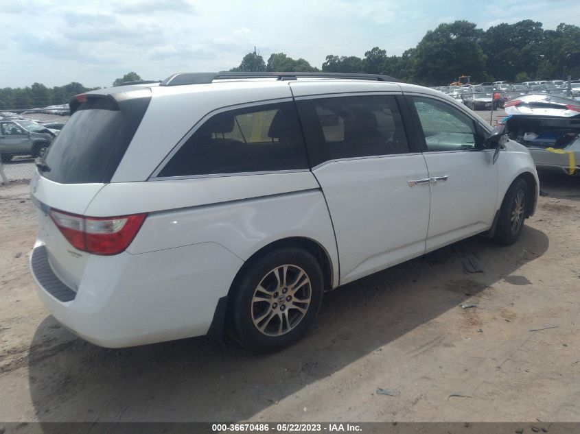 2013 HONDA ODYSSEY EX-L - 5FNRL5H65DB048170
