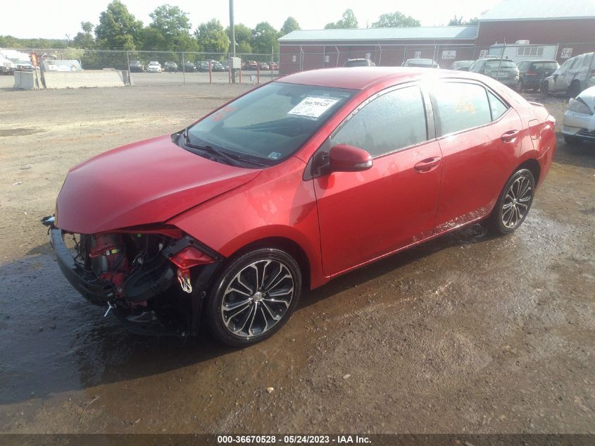 2015 TOYOTA COROLLA S - 2T1BURHEXFC232783