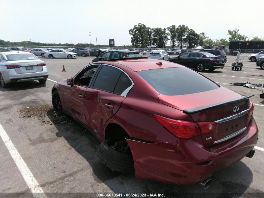 2015 INFINITI Q50 SPORT - JN1BV7AR3FM393321