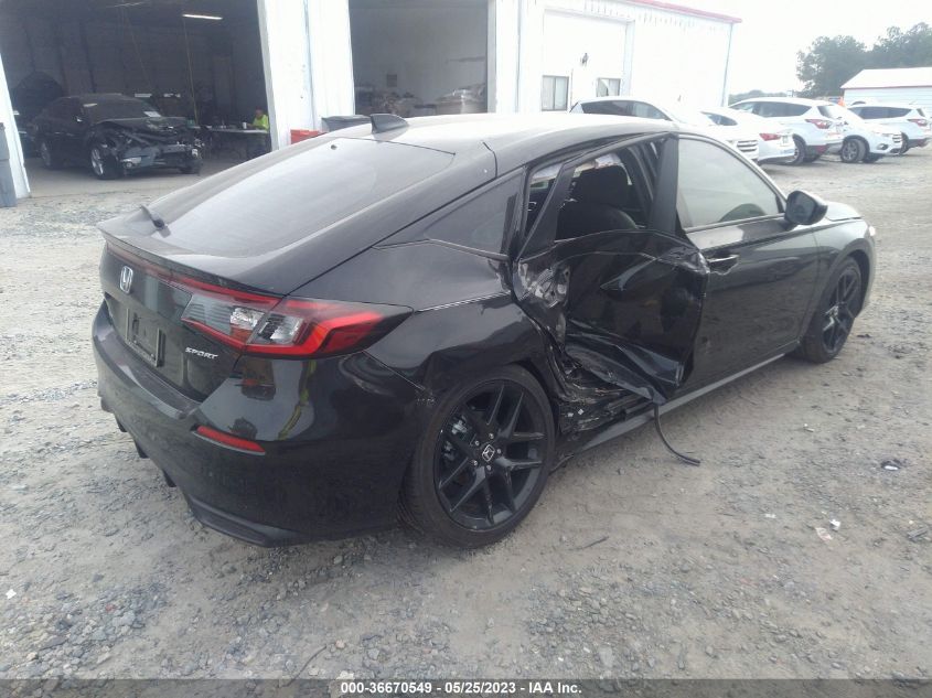 2023 HONDA CIVIC HATCHBACK SPORT - 19XFL2H85PE000102