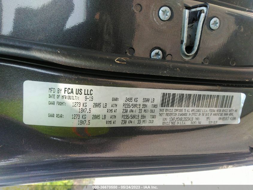 2020 JEEP CHEROKEE HIGH ALTITUDE - 1C4PJMDX8LD523418