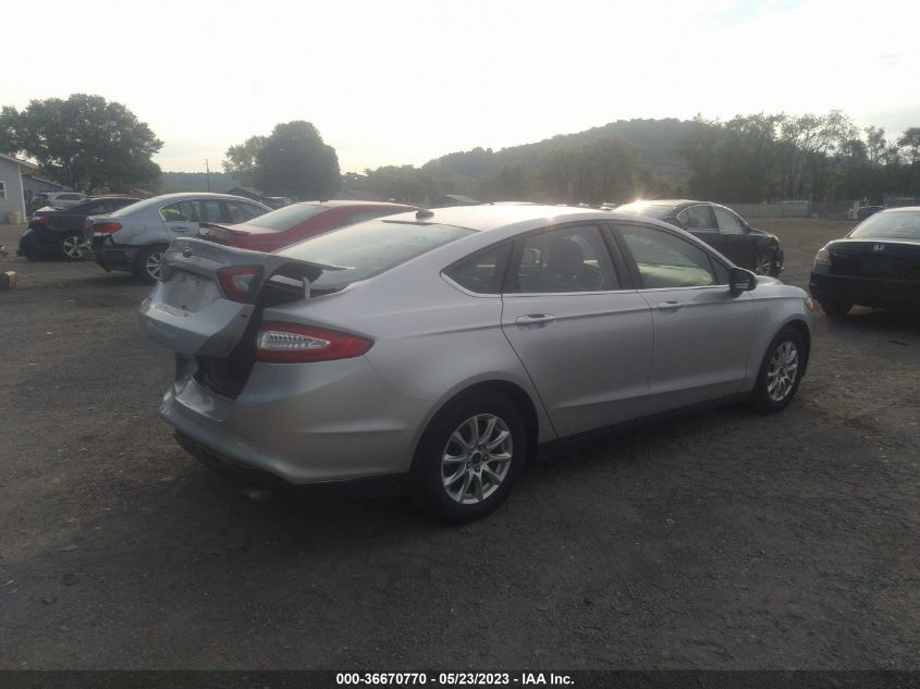 2016 FORD FUSION S - 1FA6P0G78G5123878