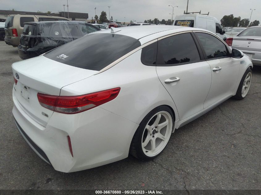 2017 KIA OPTIMA HYBRID BASE - KNAGT4LE3H5012689