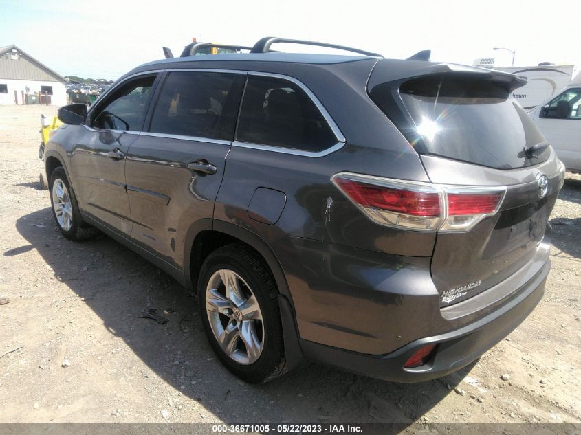 2015 TOYOTA HIGHLANDER LIMITED - 5TDDKRFH3FS111354