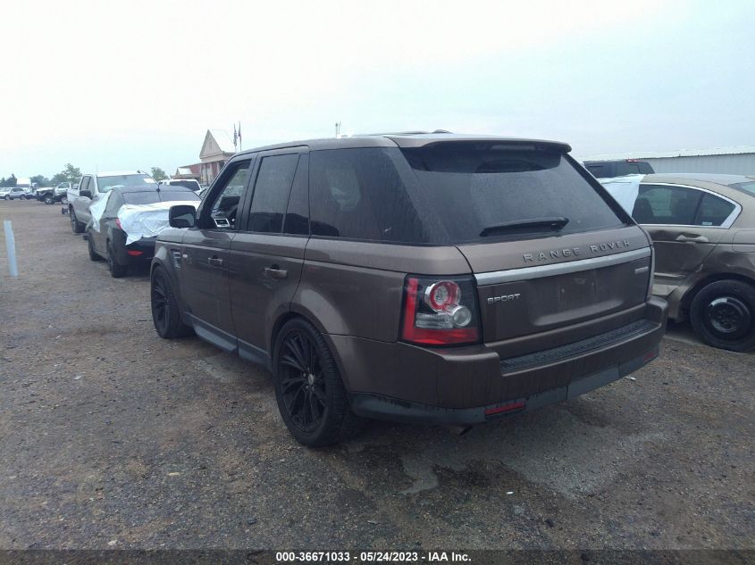 2013 LAND ROVER RANGE ROVER SPORT HSE LUX - SALSK2D46DA795544