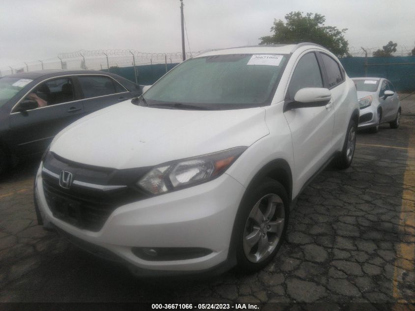 2016 HONDA HR-V EX-L W/NAVI - 3CZRU5H7XGM701110