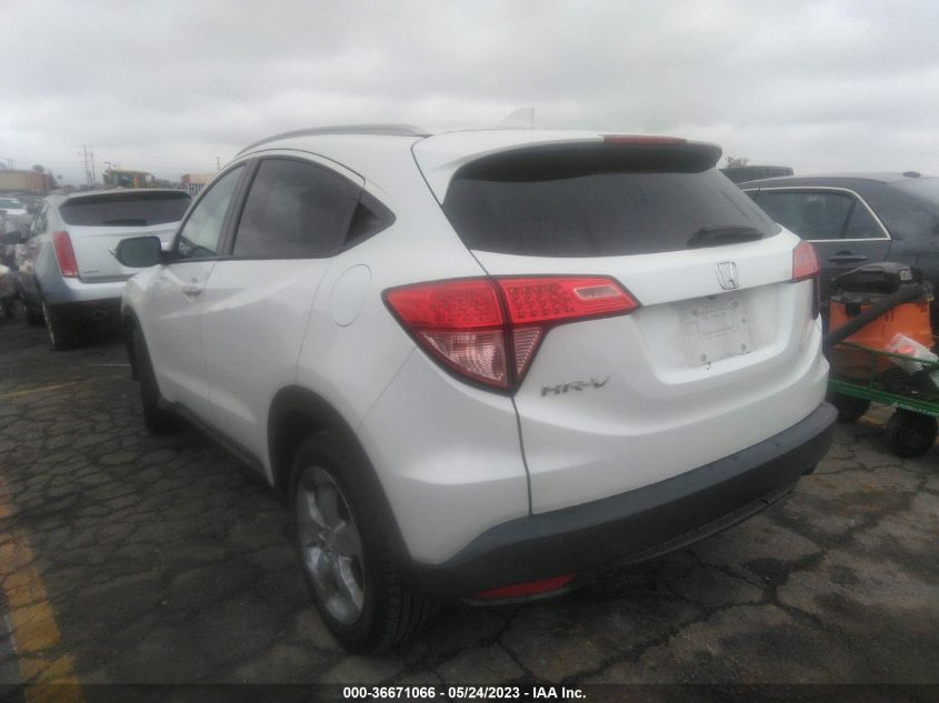 2016 HONDA HR-V EX-L W/NAVI - 3CZRU5H7XGM701110