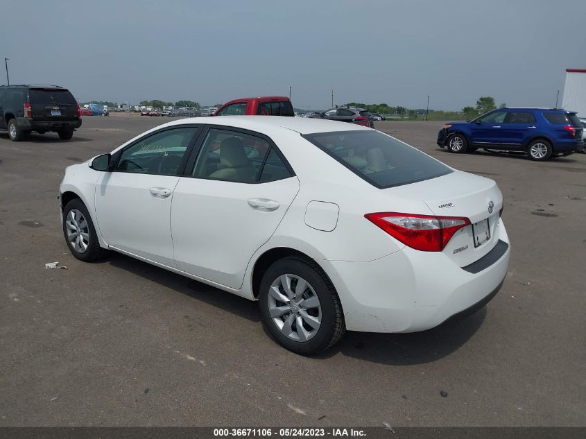 2016 TOYOTA COROLLA L/LE/S/S PLUS/LE PLUS - 5YFBURHE8GP434779