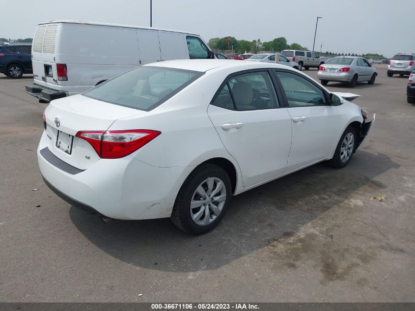 2016 TOYOTA COROLLA L/LE/S/S PLUS/LE PLUS - 5YFBURHE8GP434779