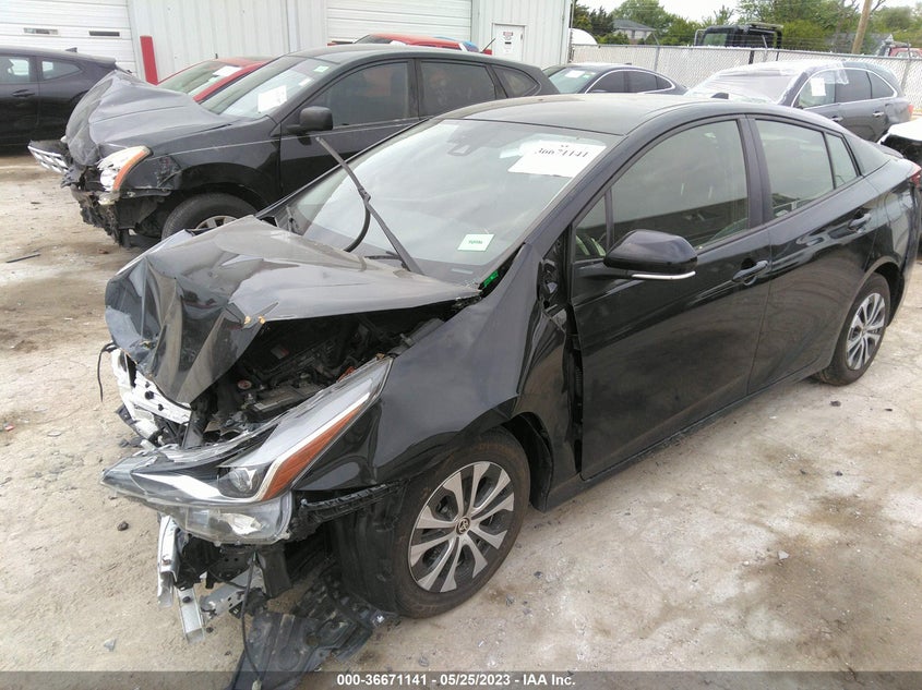 VIN JTDL9MFUXM3025223 2021 TOYOTA PRIUS LE/XLE
