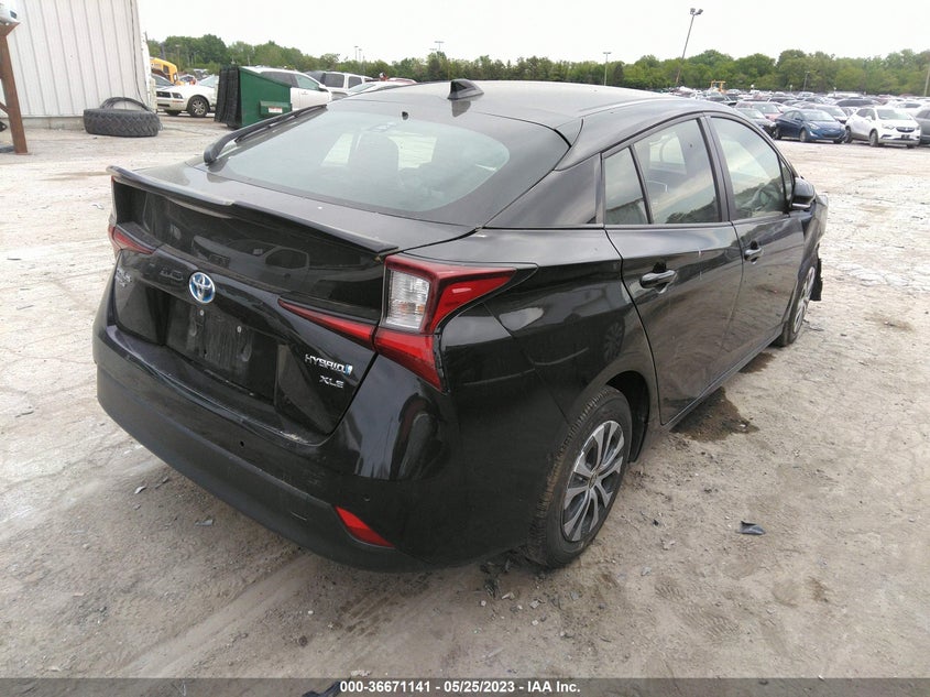 VIN JTDL9MFUXM3025223 2021 TOYOTA PRIUS LE/XLE