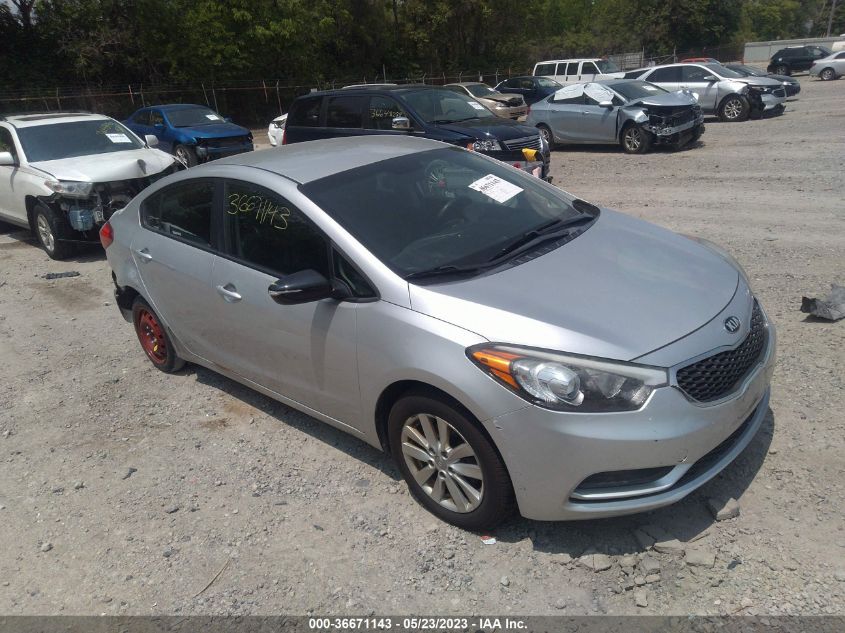2014 KIA FORTE LX - KNAFX4A64E5208874