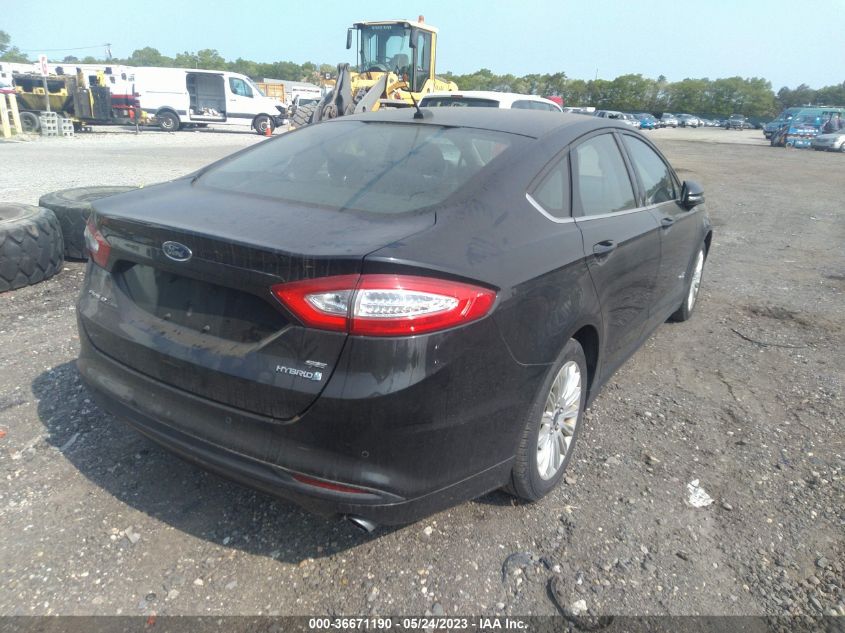 2014 FORD FUSION SE HYBRID - 3FA6P0LU8ER235991