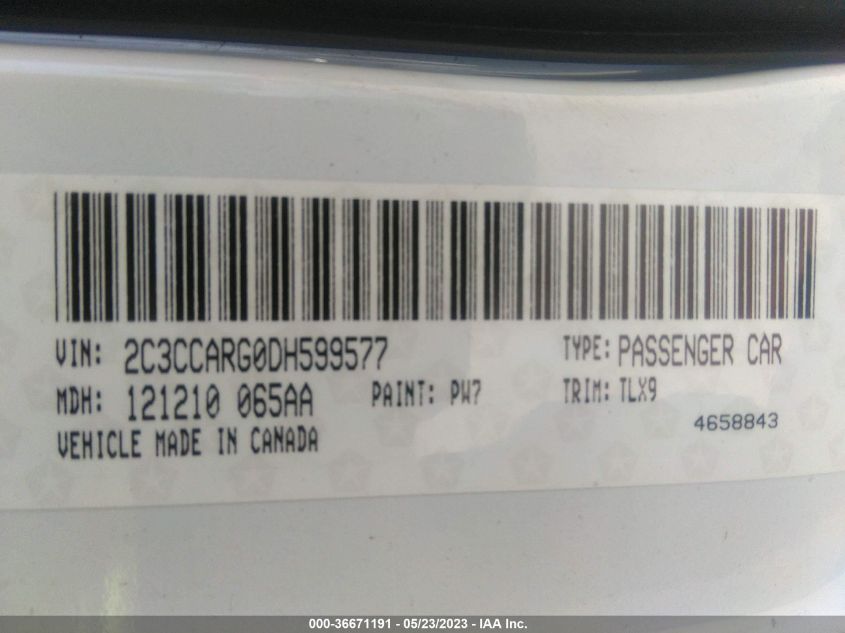 2013 CHRYSLER 300 - 2C3CCARG0DH599577