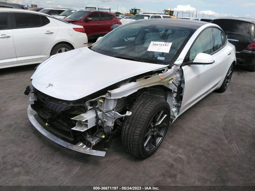 2021 TESLA MODEL 3 STANDARD RANGE PLUS - 5YJ3E1EA1MF093348