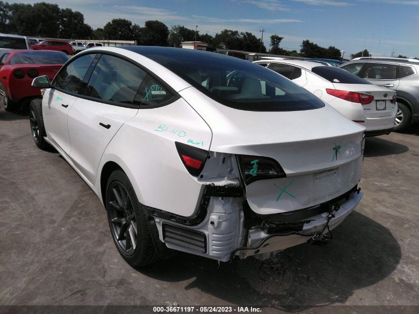 2021 TESLA MODEL 3 STANDARD RANGE PLUS - 5YJ3E1EA1MF093348