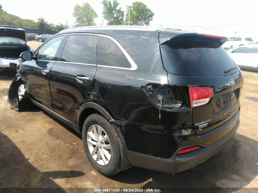 2016 KIA SORENTO LX - 5XYPG4A30GG035216