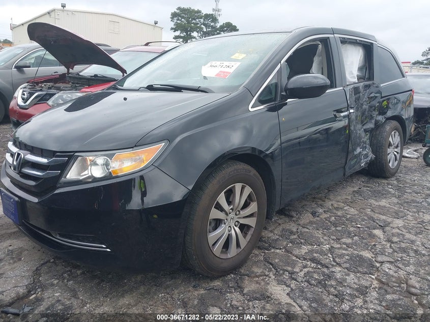 VIN 5FNRL5H37HB016946 2017 HONDA ODYSSEY SE
