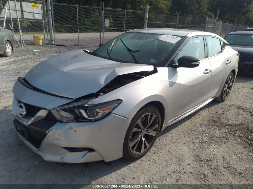 2017 NISSAN MAXIMA SV - 1N4AA6AP2HC397114