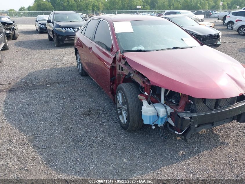 2016 TOYOTA CAMRY SE - 4T1BF1FK2GU534329