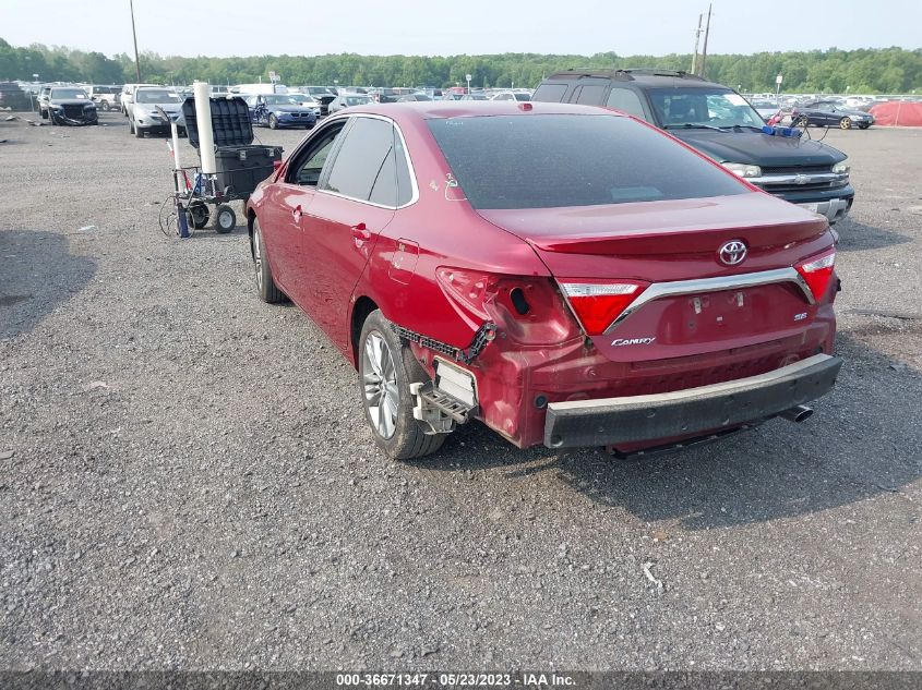 2016 TOYOTA CAMRY SE - 4T1BF1FK2GU534329