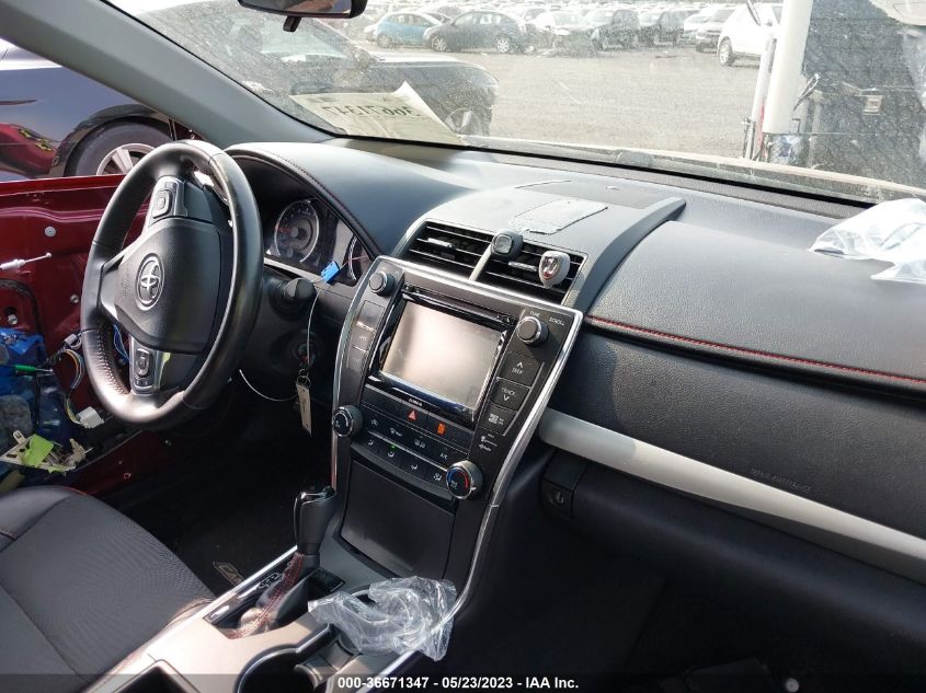 2016 TOYOTA CAMRY SE - 4T1BF1FK2GU534329