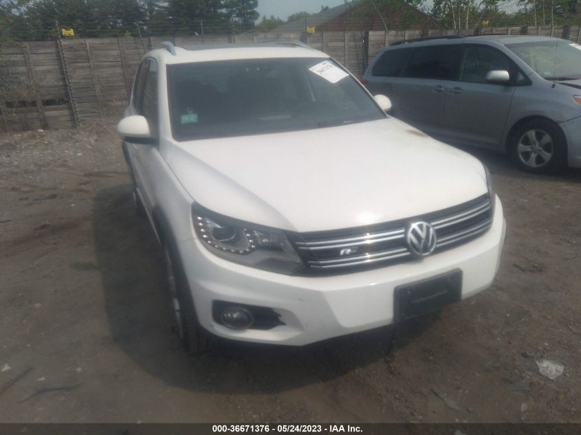 2014 VOLKSWAGEN TIGUAN R-LINE - WVGBV3AX7EW026554